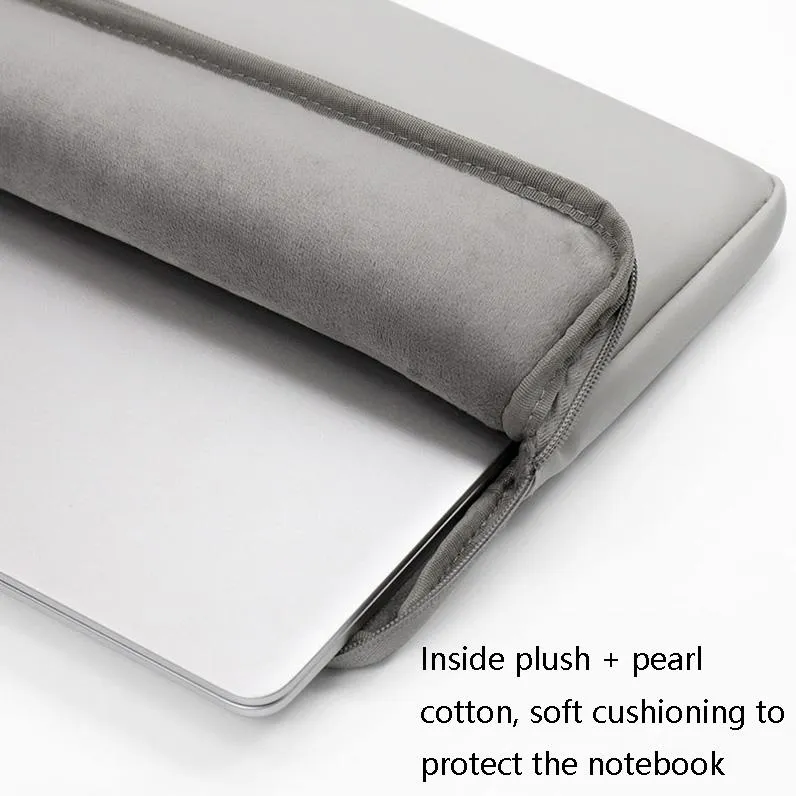 16 / 17 Inch Apricot Pu Leather Laptop Bag