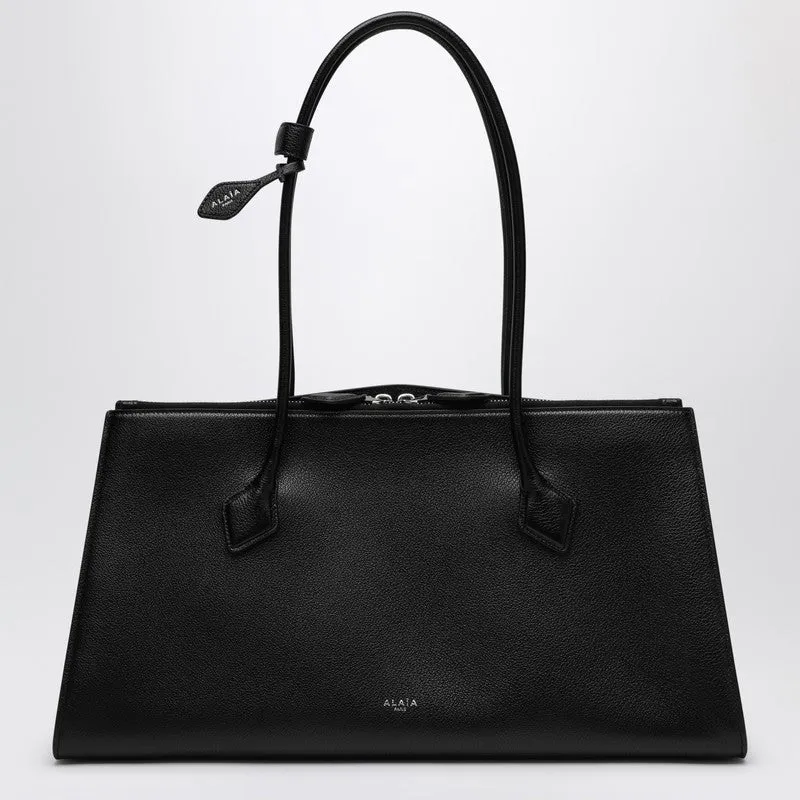 Alaia Le Teckel Black Leather Tote Bag Women