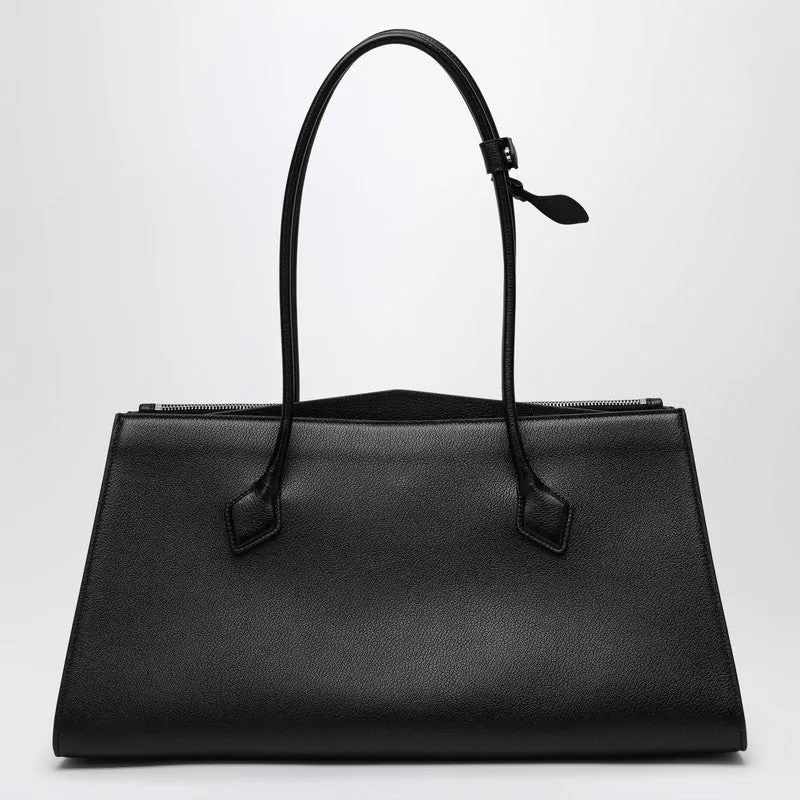 Alaia Le Teckel Black Leather Tote Bag Women