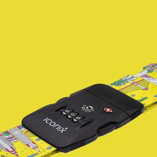 Anti-Theft Luggage Safety Belt with Double Lock