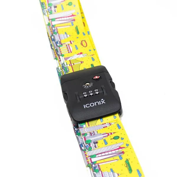 Anti-Theft Luggage Safety Belt with Double Lock