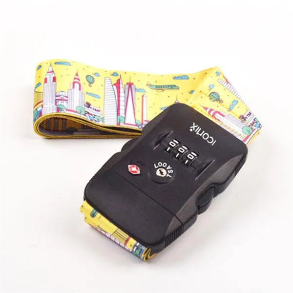 Anti-Theft Luggage Safety Belt with Double Lock