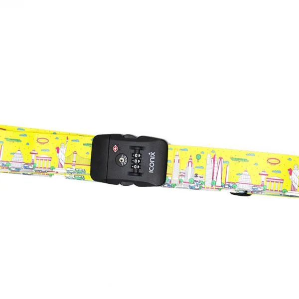 Anti-Theft Luggage Safety Belt with Double Lock