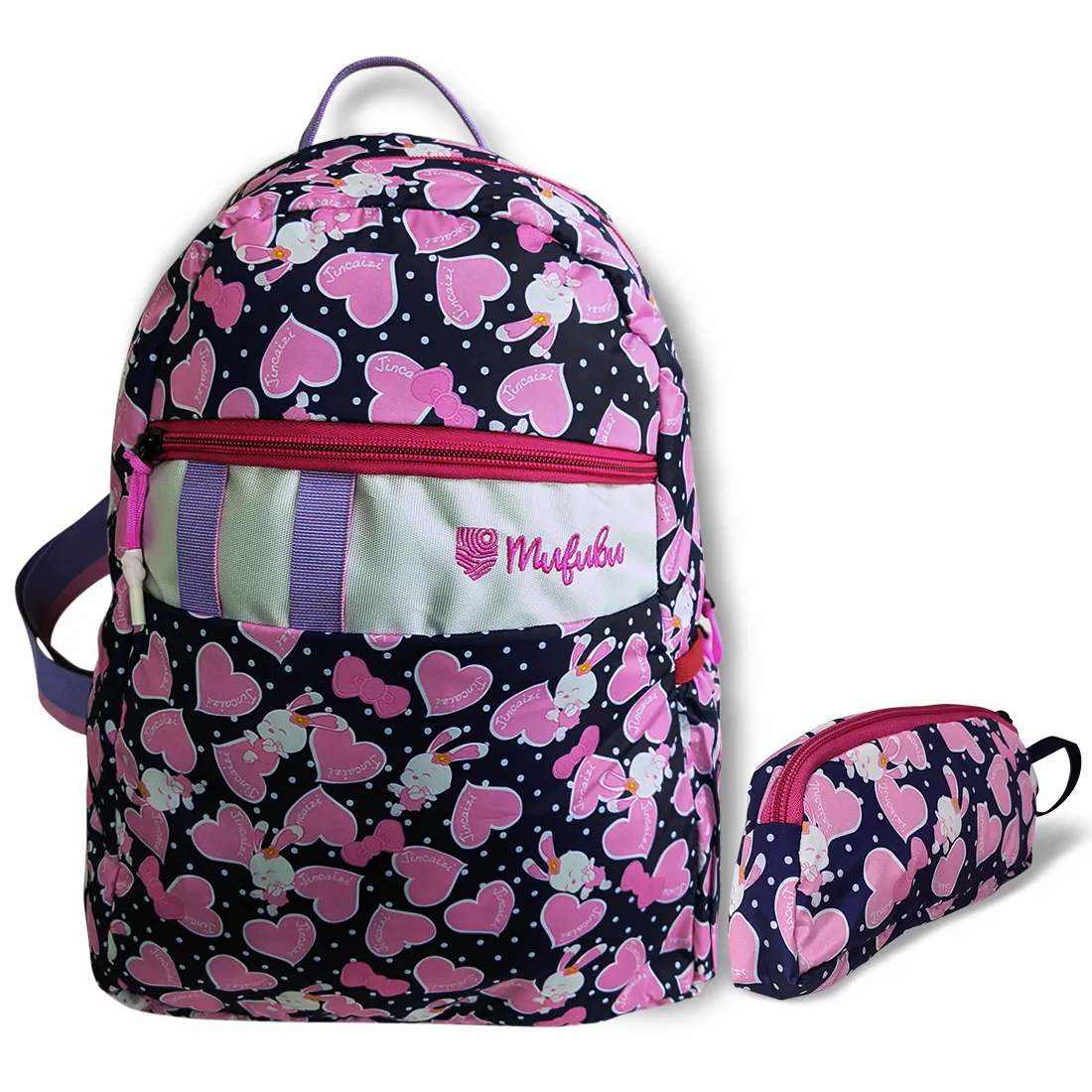 Backpack- Pink Hearts