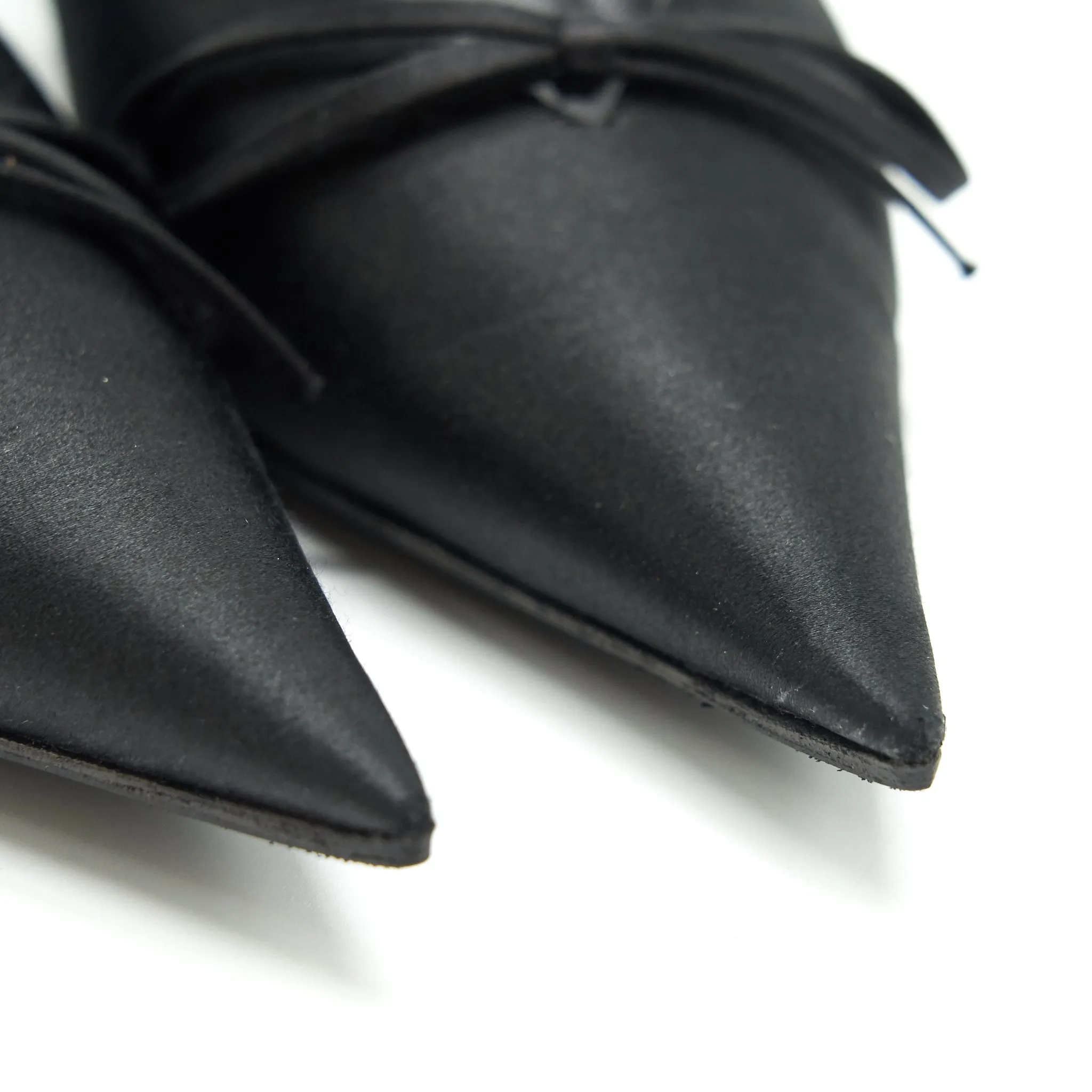 BALENCIAGA BOW KNIFE SLINGBACK BLACK Size37