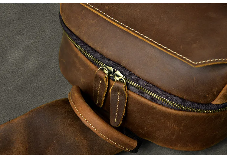 Big Sling Backpack For Men Large Sling Bag For Men Large Black Leather Mens Sling Bag