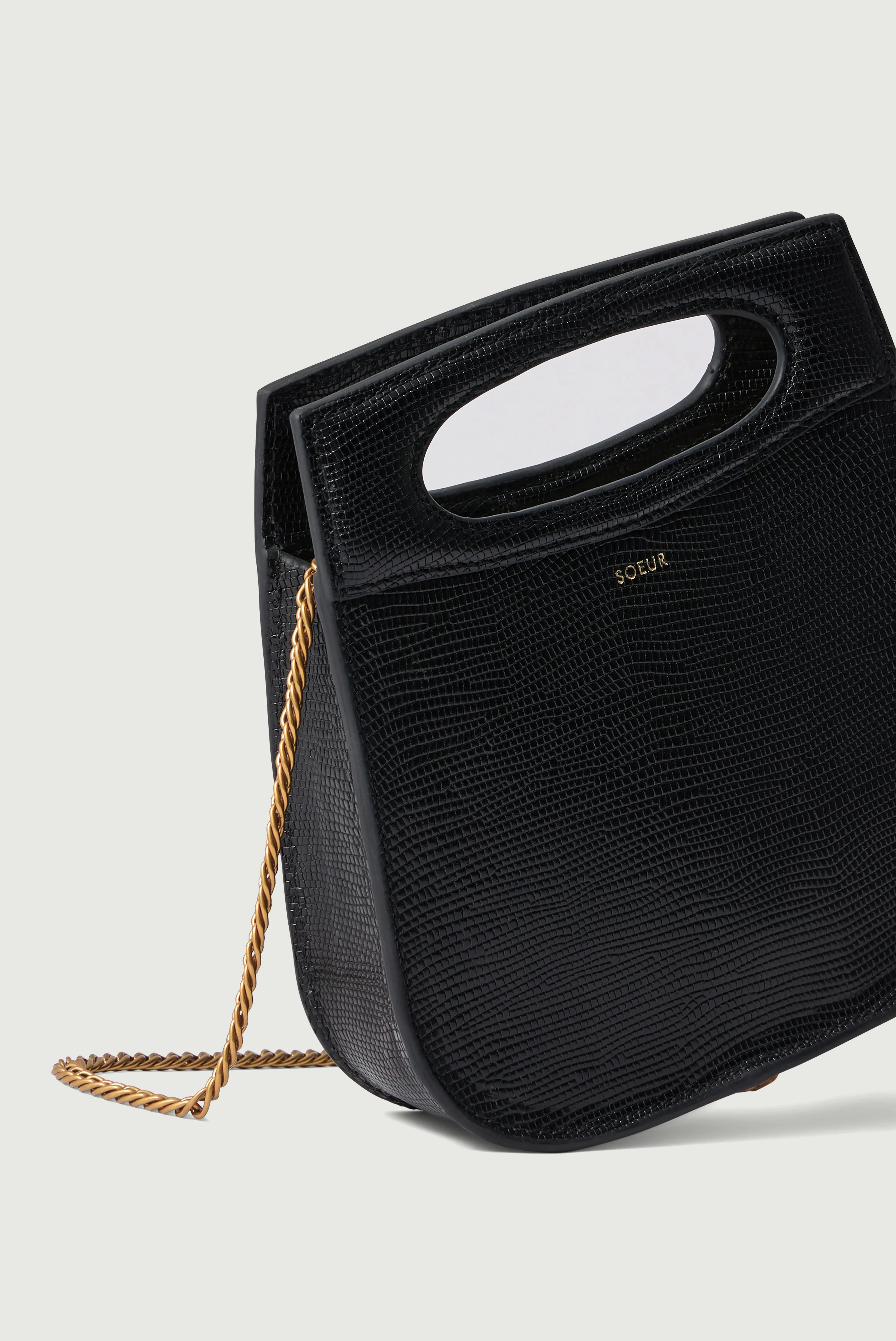BLACK CHERI MINI BAG