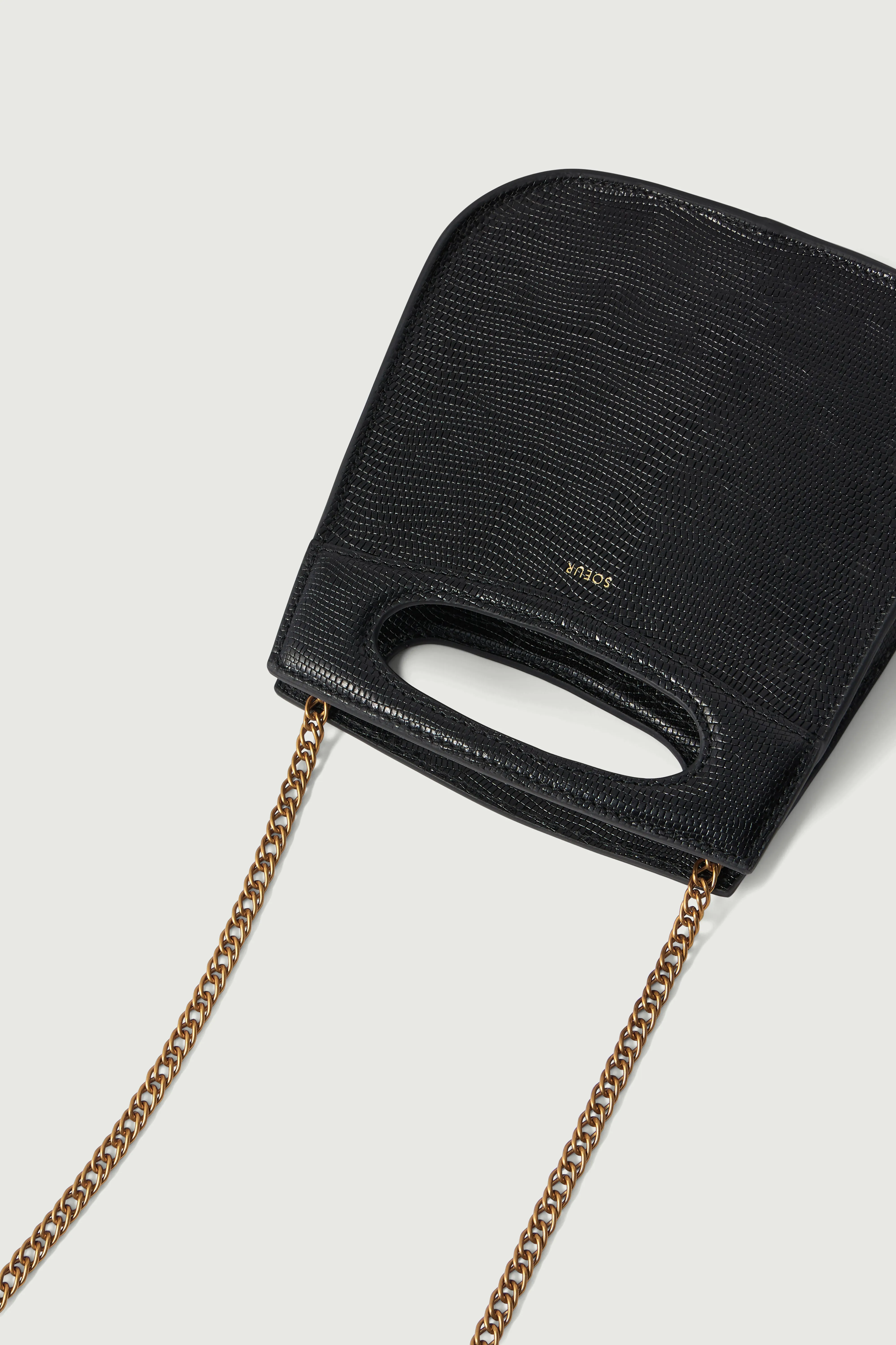 BLACK CHERI MINI BAG