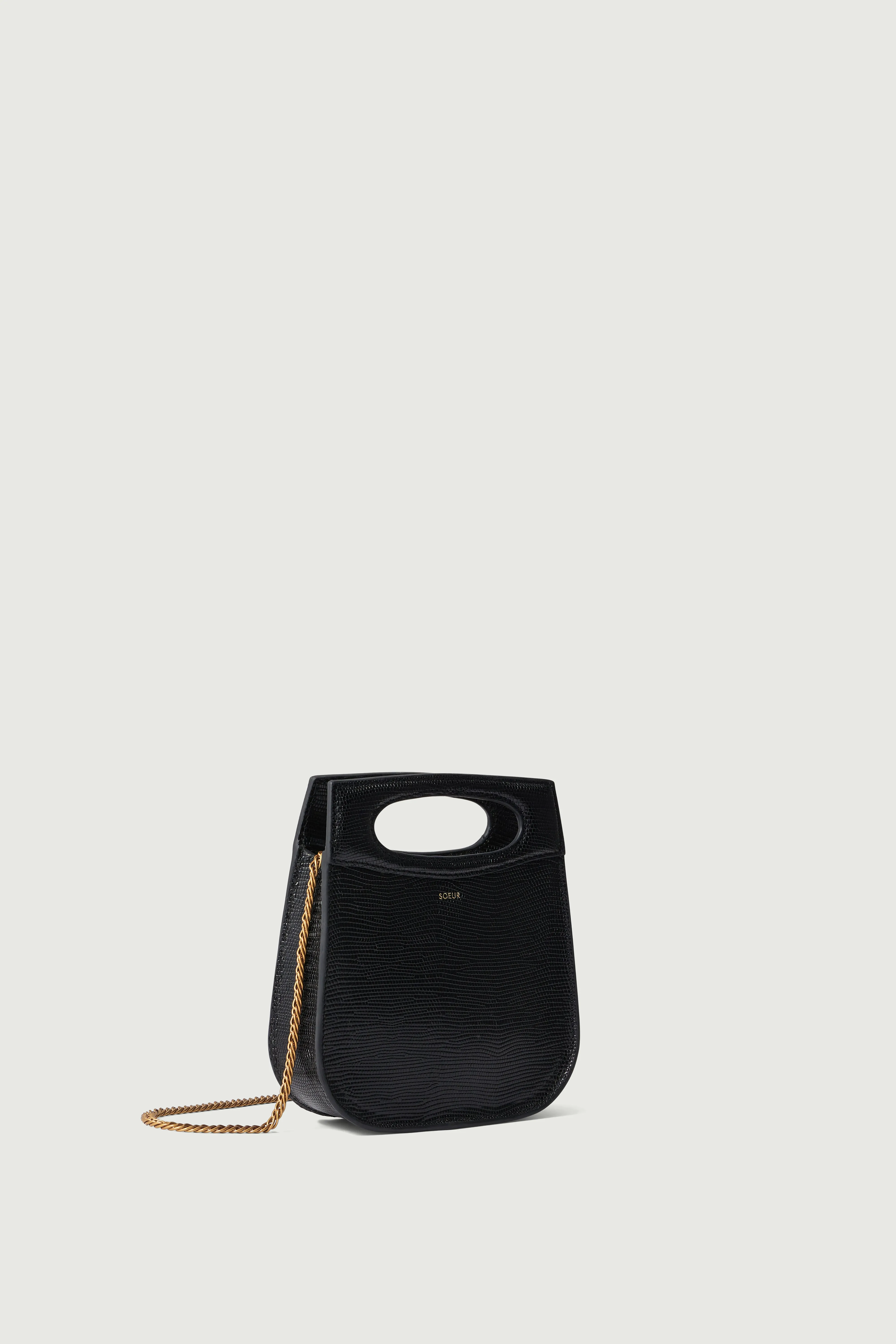 BLACK CHERI MINI BAG
