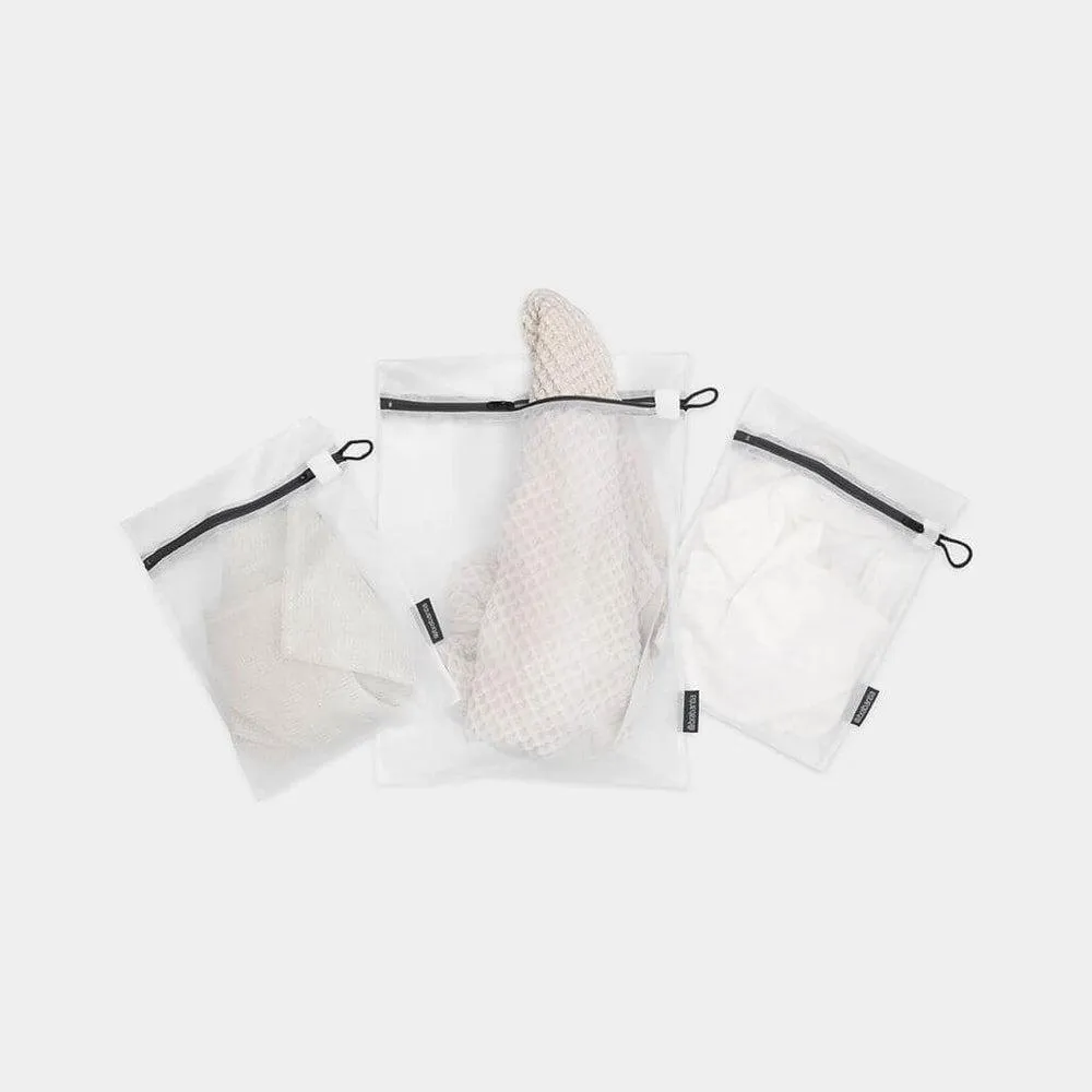 Brabantia Laundry Washing Bags 3 Pack White & Black