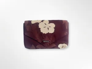 Burgundy Kiku Clutch