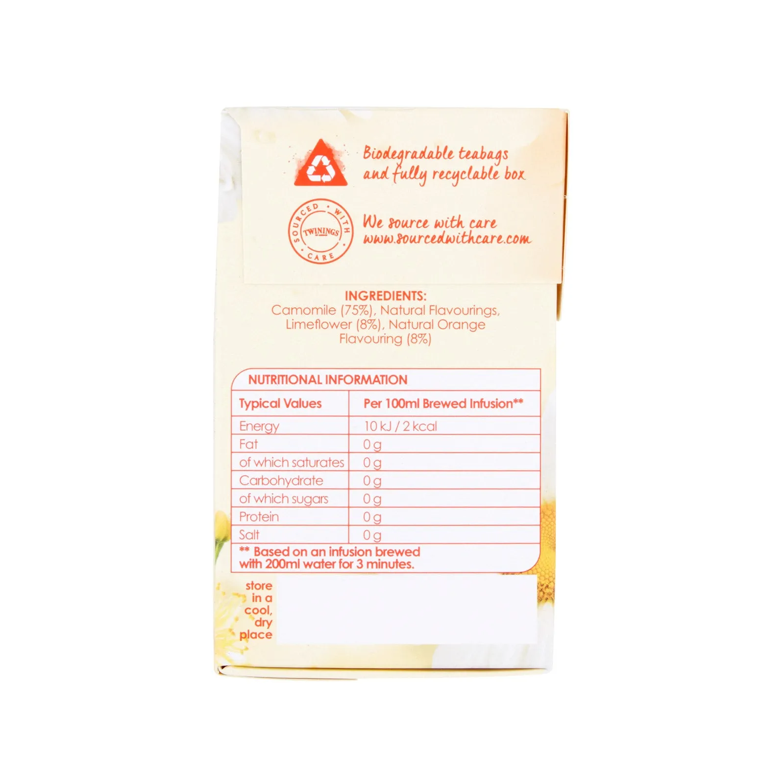 Camomile & Orange - 20 Tea Bags
