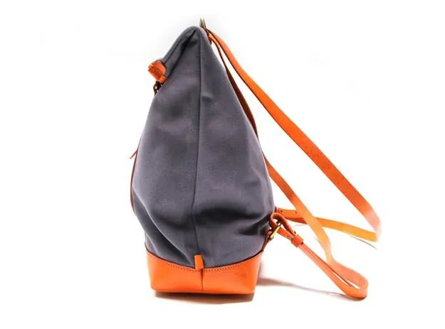 Canvas Leather Mens Backpack Travel Backpacks Laptop Backpack for men