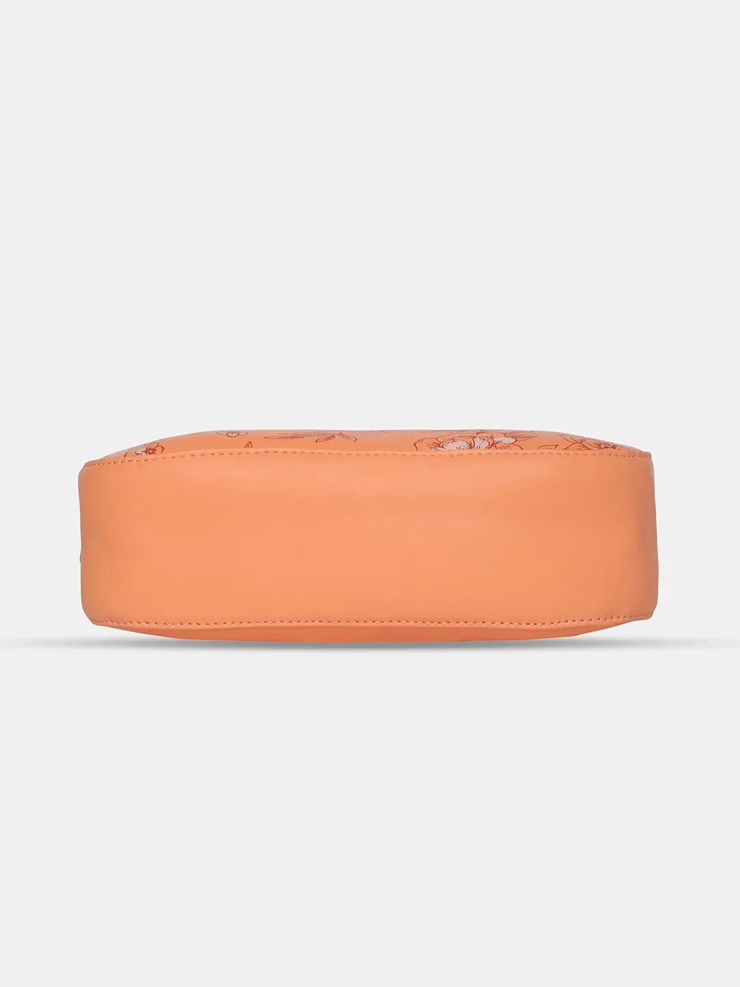 Caprese Snow Sling Medium Printed Women'S Handbag Coral