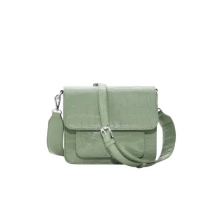 Cayman Pocket Shiny Croco - Nature Green