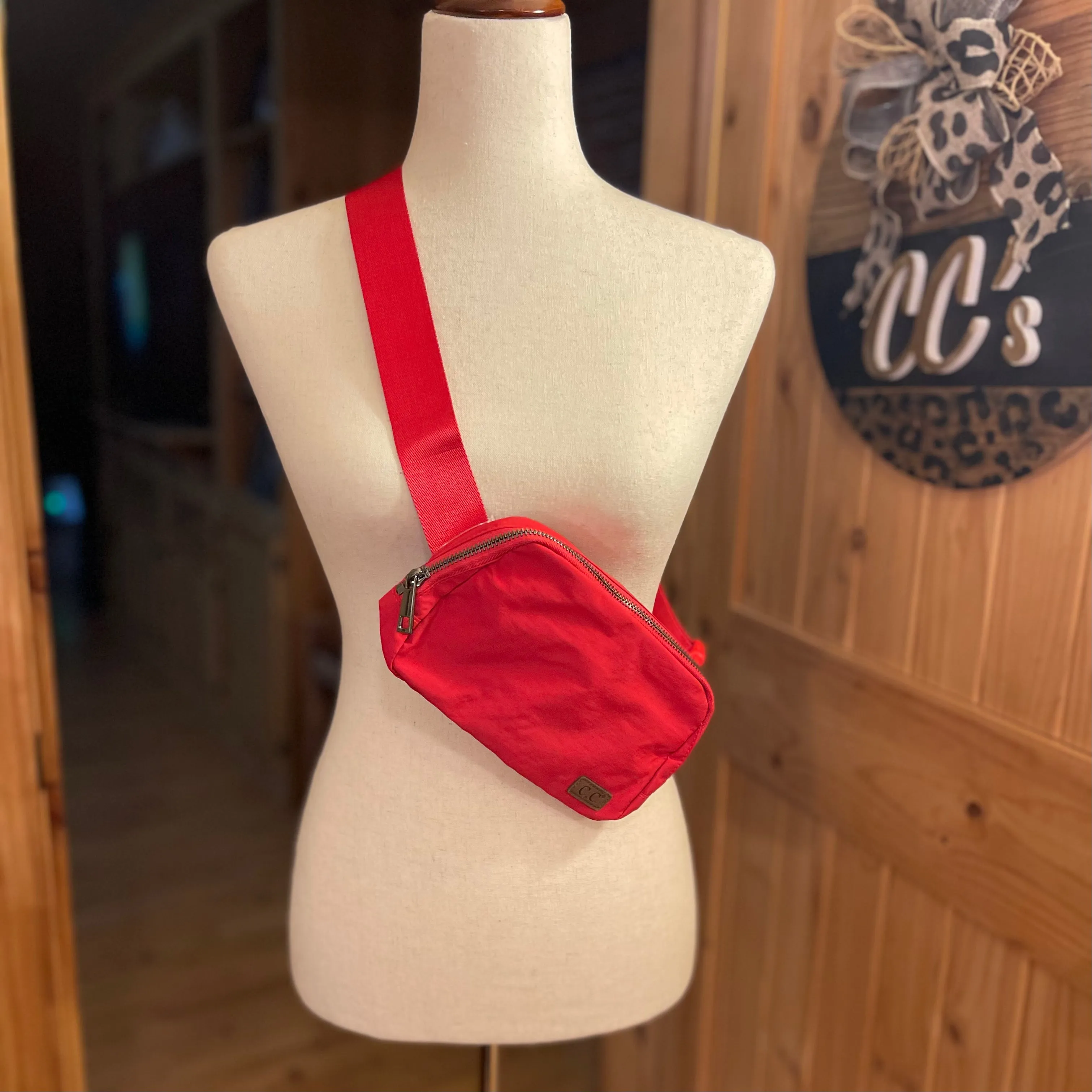 C.C Cross Body Waterproof Fanny Belt Sling Bag