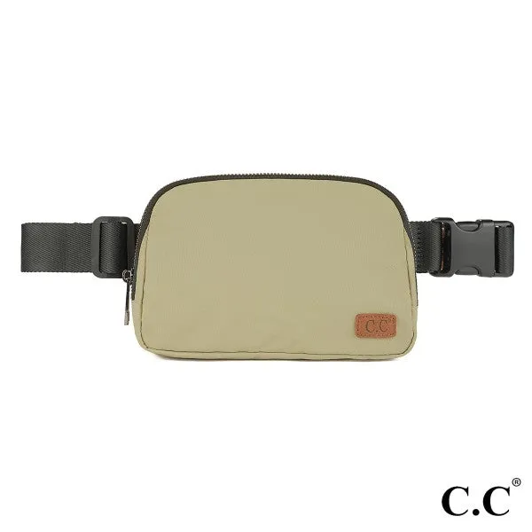 C.C Cross Body Waterproof Fanny Belt Sling Bag
