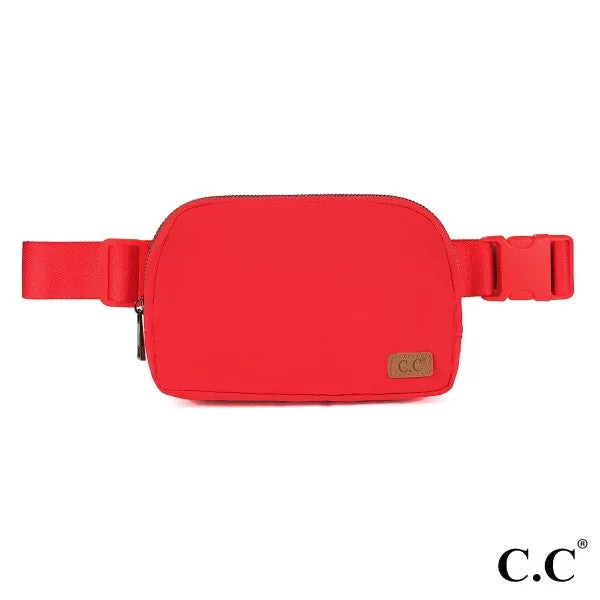 C.C Cross Body Waterproof Fanny Belt Sling Bag