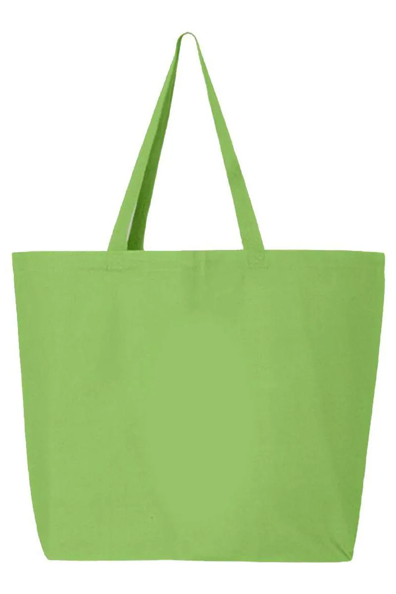 Cheerful Christmas Mama Canvas Jumbo Tote