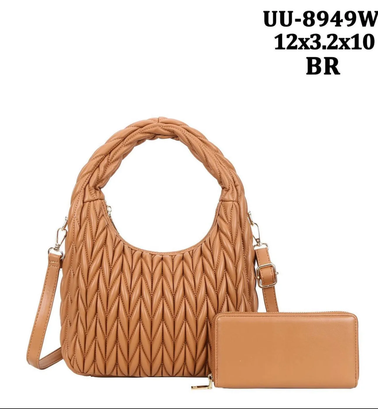 Chevron Hobo Handbag