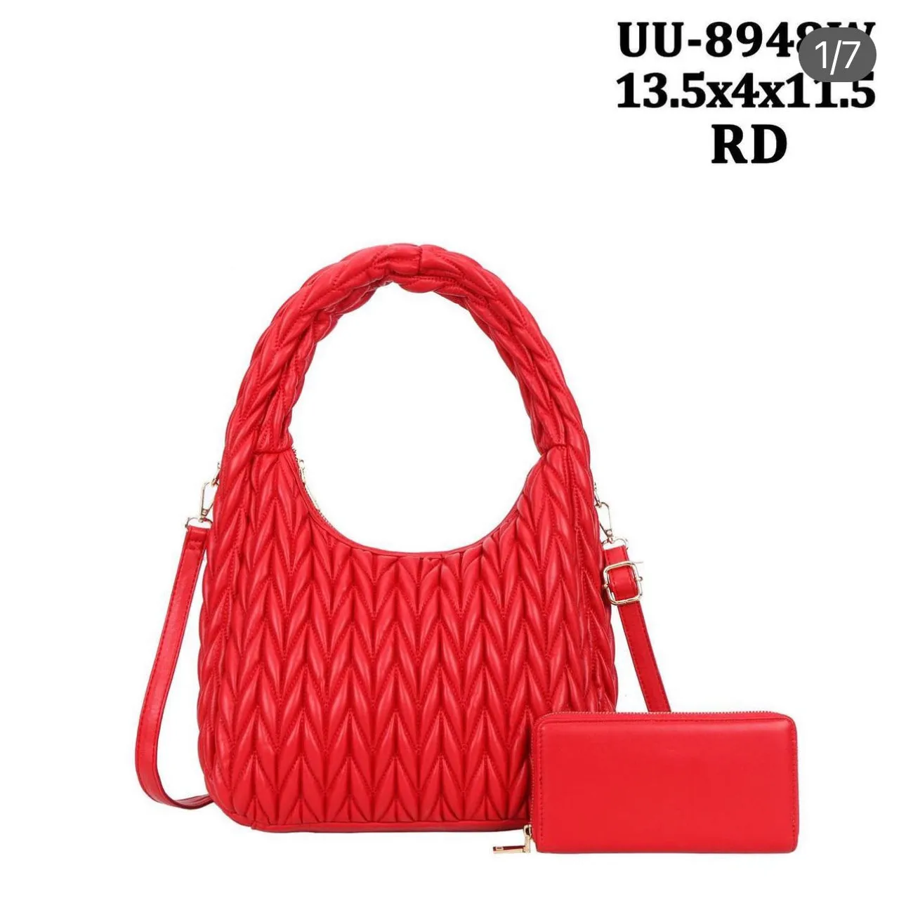 Chevron Hobo Handbag