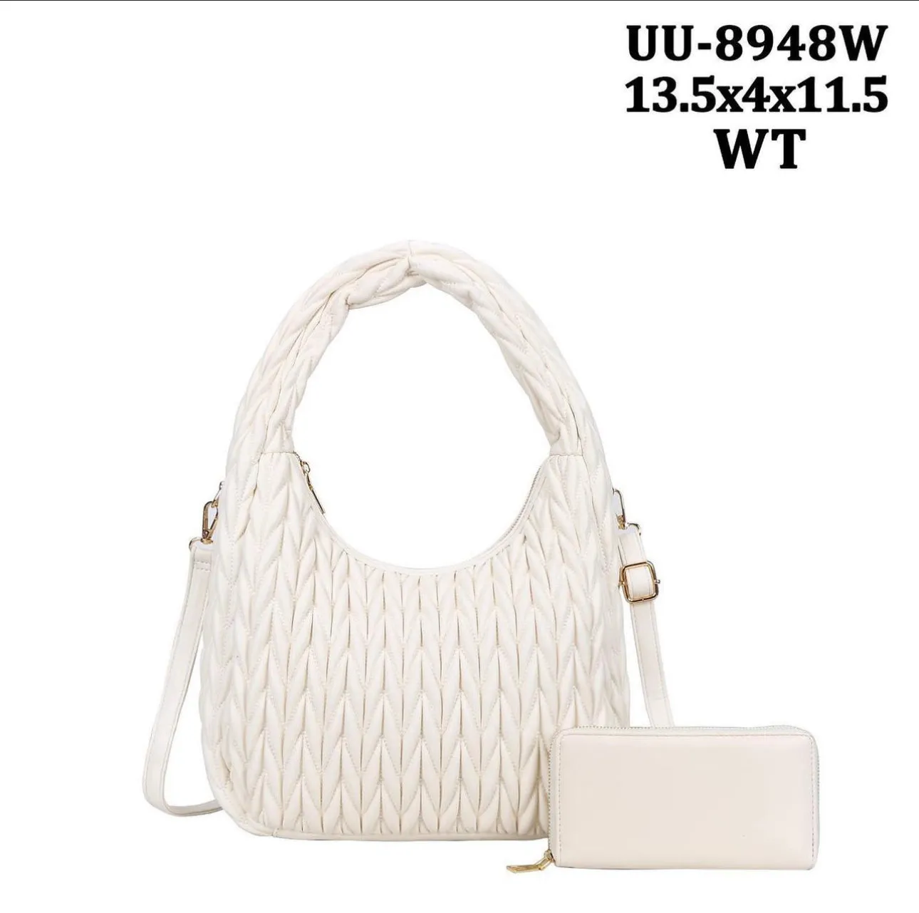 Chevron Hobo Handbag