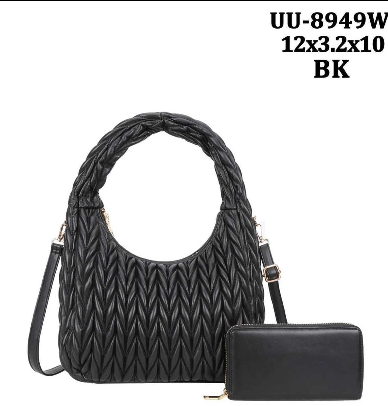 Chevron Hobo Handbag