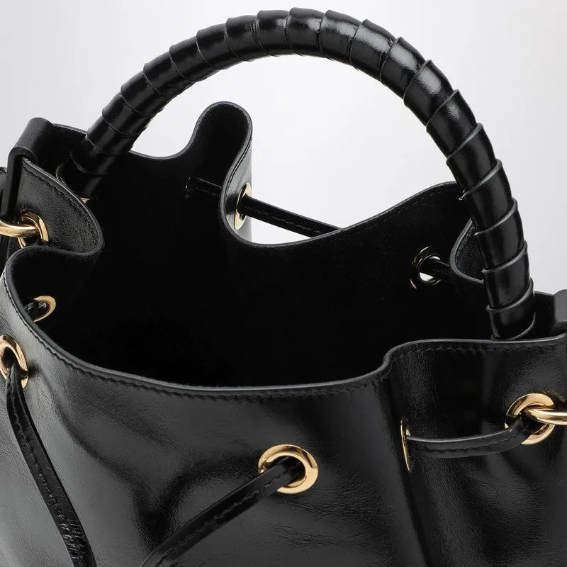 Chloé Marcie Bucket Bag In Black Leather Women