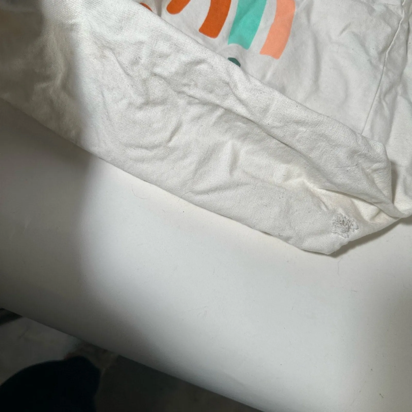 Colorful 'Good Vibes' Tote Bag