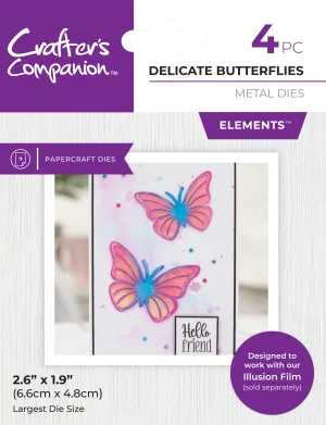 Crafter's Companion Metal Die Delicate Butterflies
