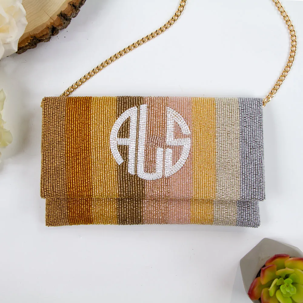 Custom Mrs Last Name Bridal Clutch (LHFC)