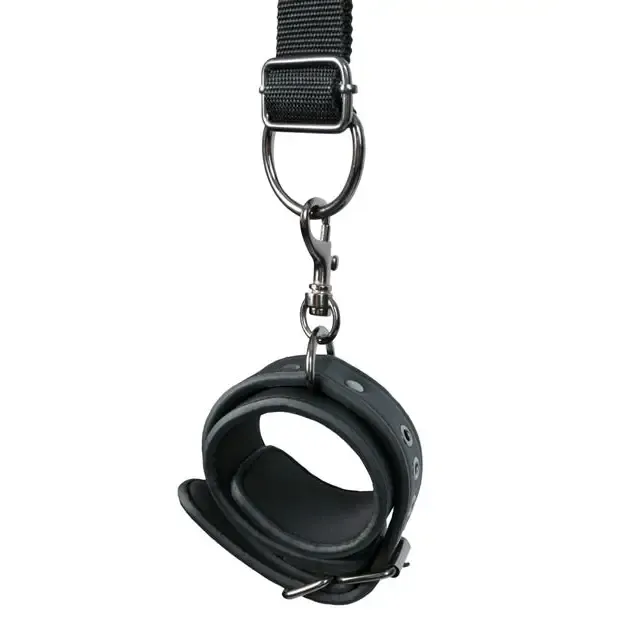 Easy Toys Pillow & Ankle Cuffs Leg Position Strap - Black