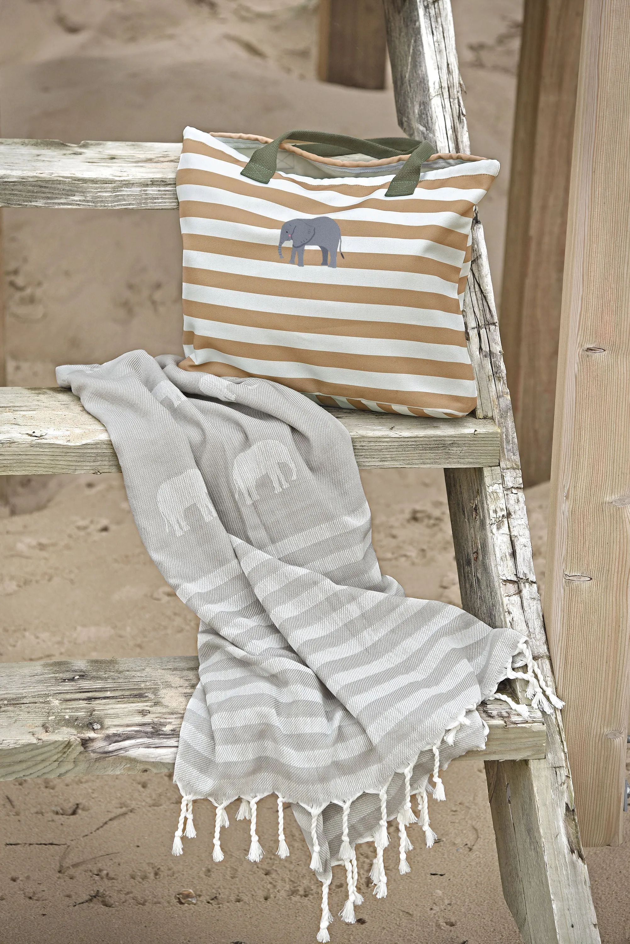 Elephant Canvas Tote Bag