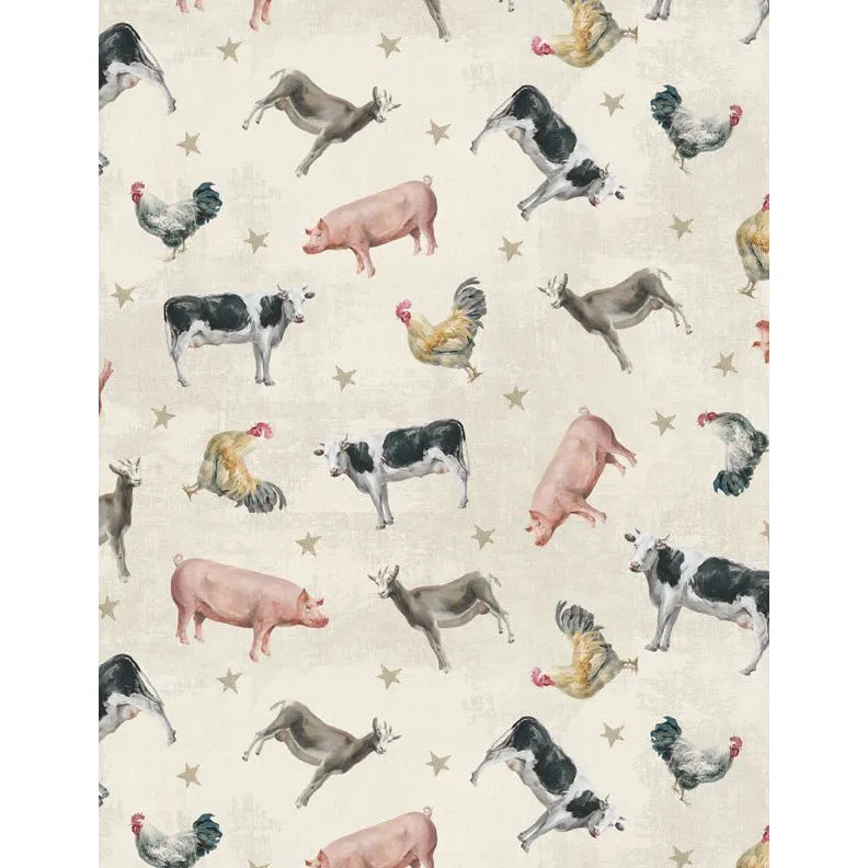 Farmhouse Chic Cotton Fabric Collection 1077