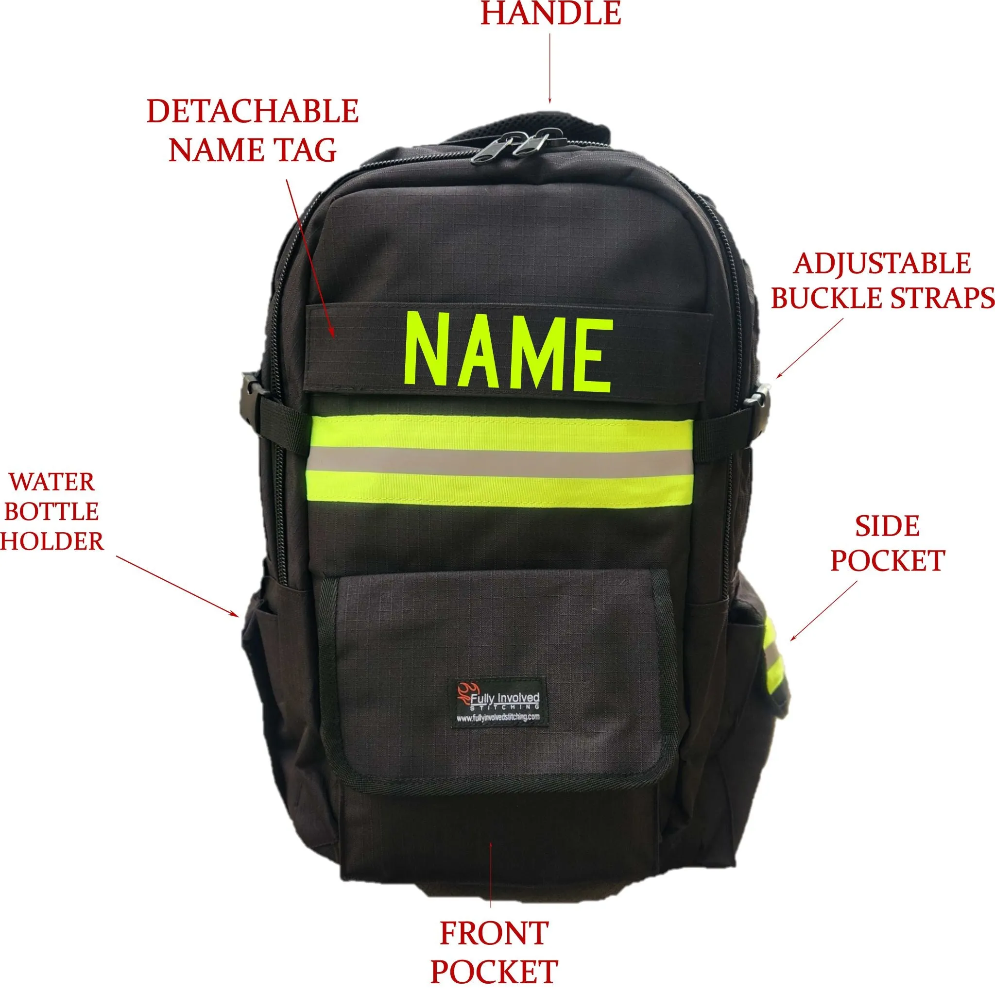 Firefighter Personalized Backpack