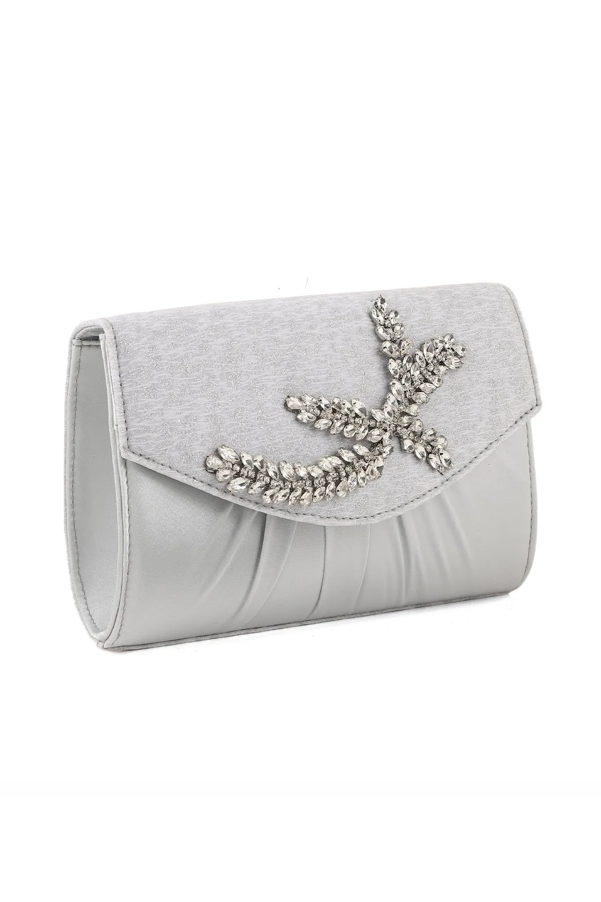Flap Shoulder Bags B20754-Silver