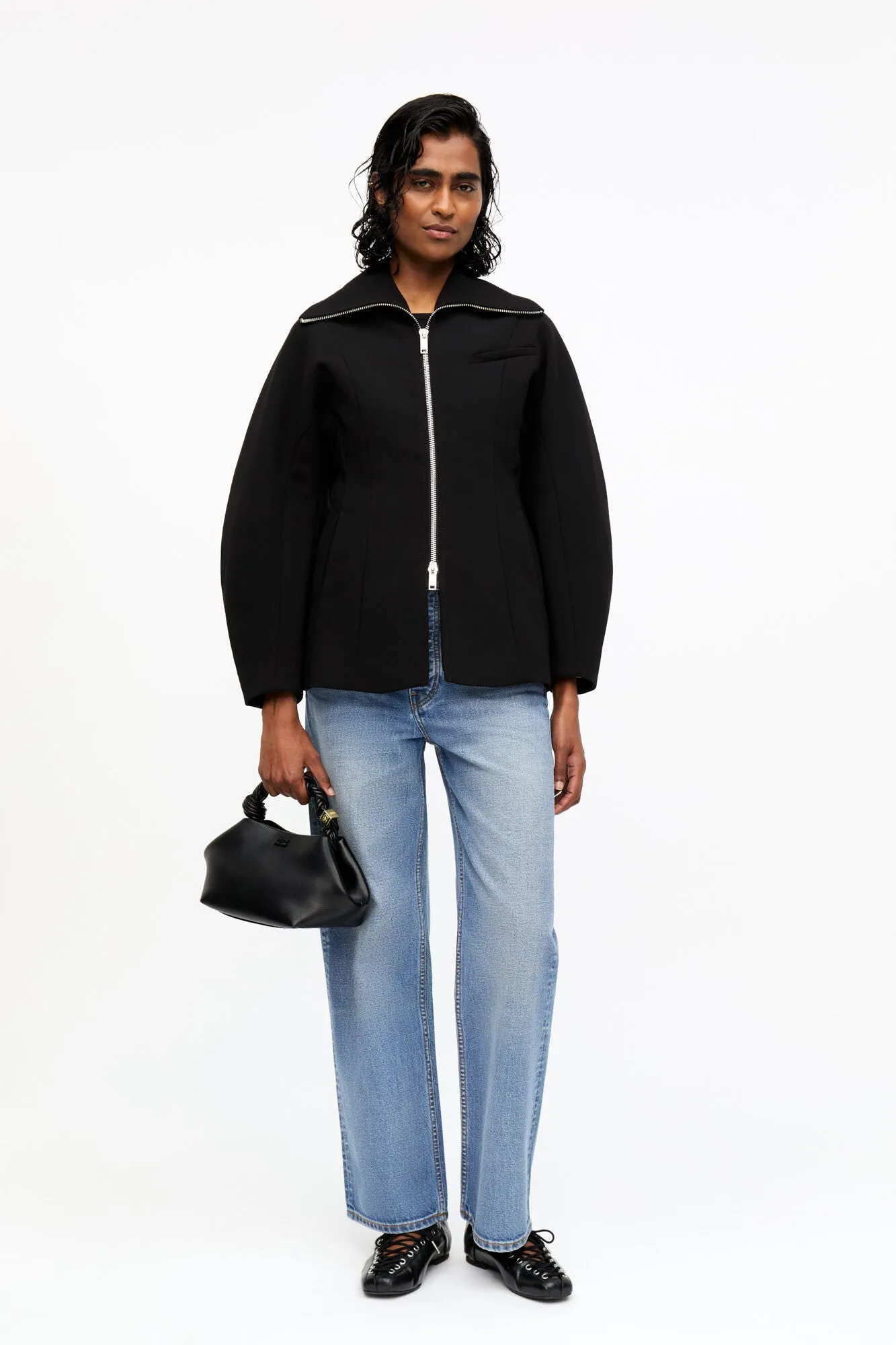 Ganni Black Small Bou Bag