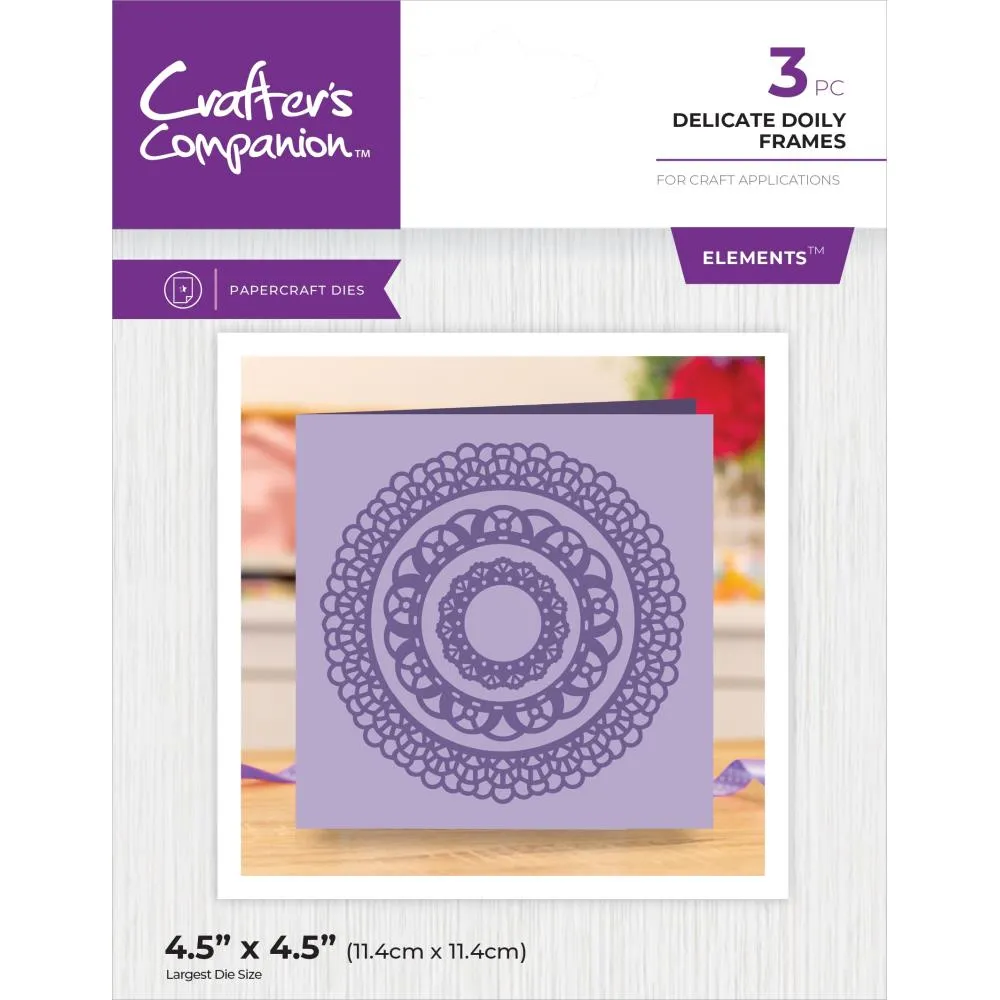 Gemini Elements Metal Dies Delicate Doily Frames