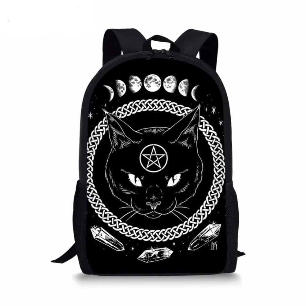 Girls 3Pcs/Set Back Pack Set or Individual Pieces  with your Choice of Cat themed prints
