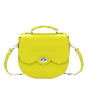 Handmade Leather Twist Lock Saddle Bag - Borneo