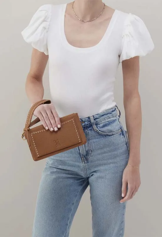 Hobo - Hart Wristlet Warm Honey Leather