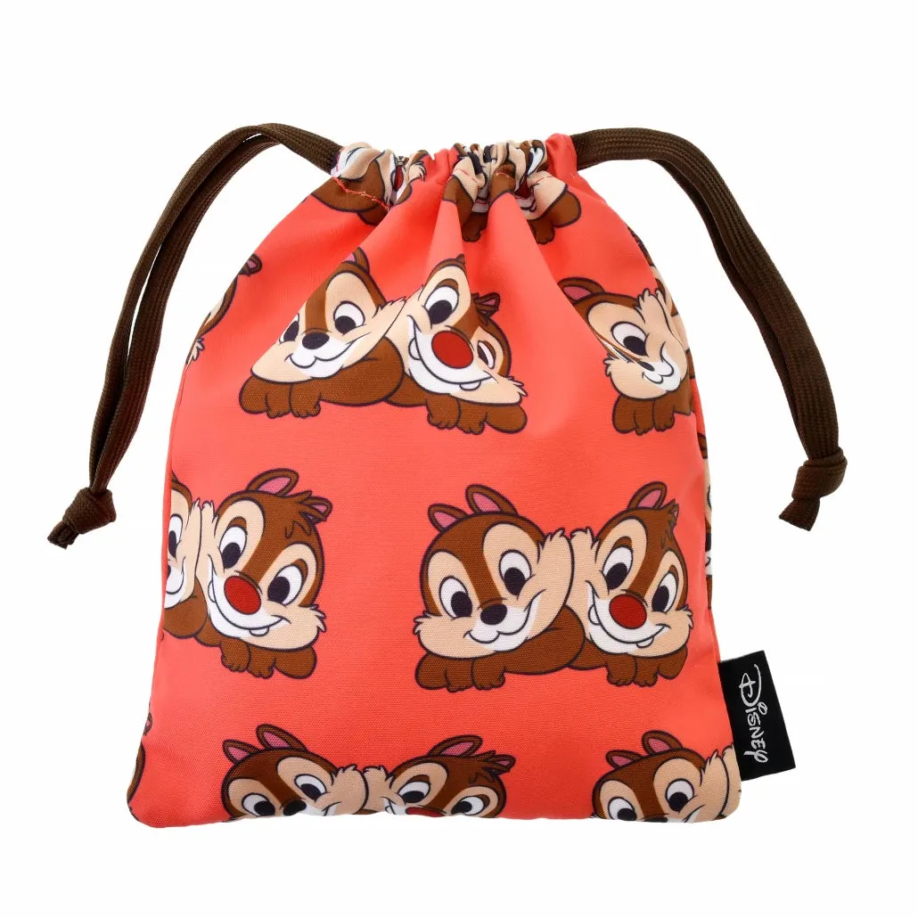JDS - Chip & Dale All Over Pattern Drawstring Bags Set