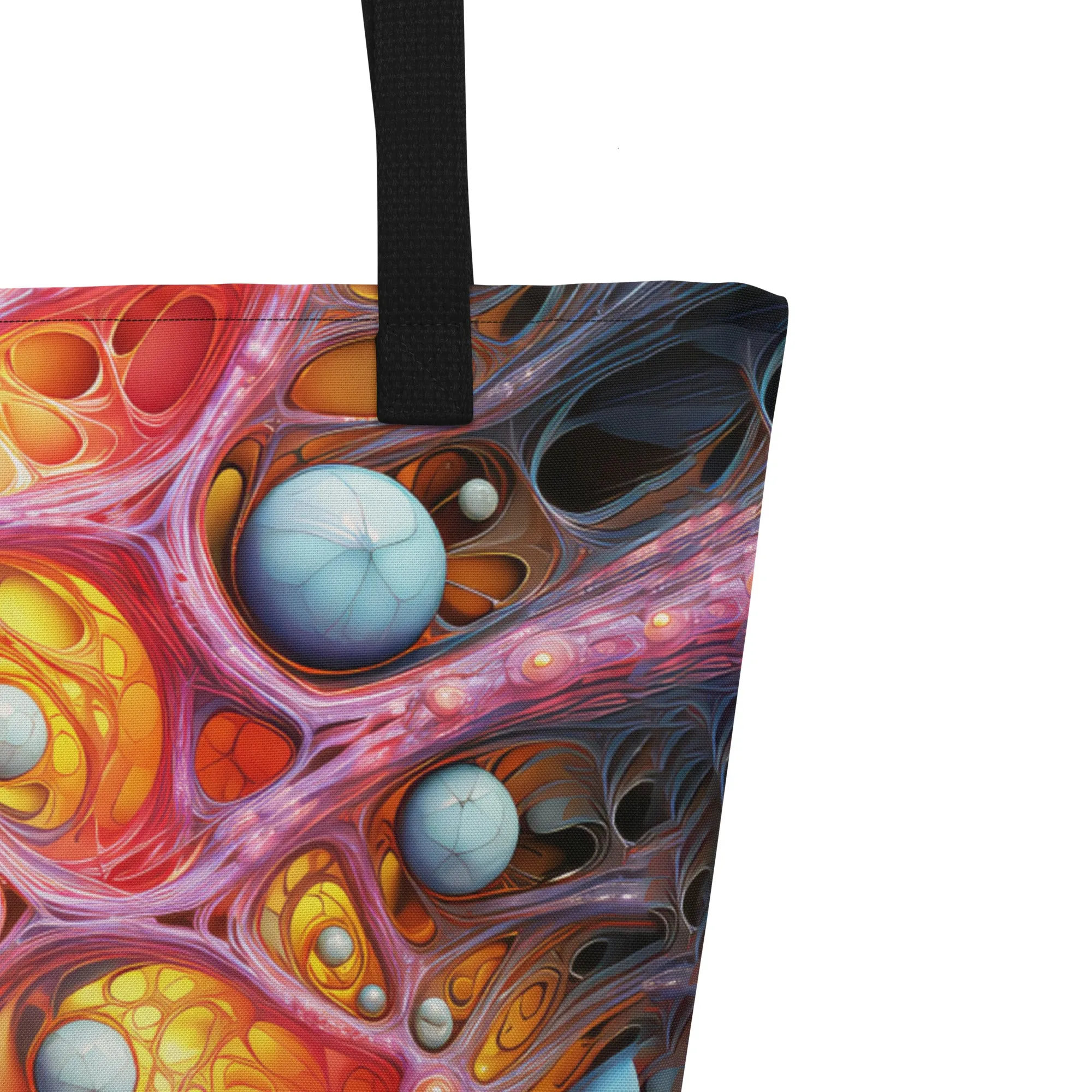 Large Tote Bag Micro-Flower
