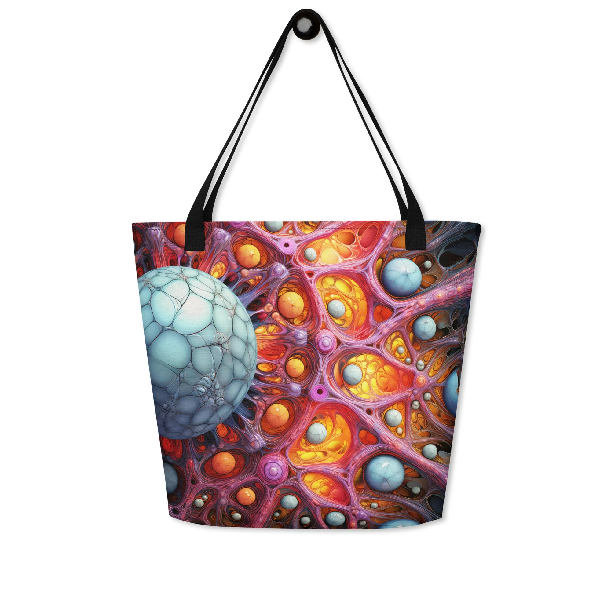 Large Tote Bag Micro-Flower