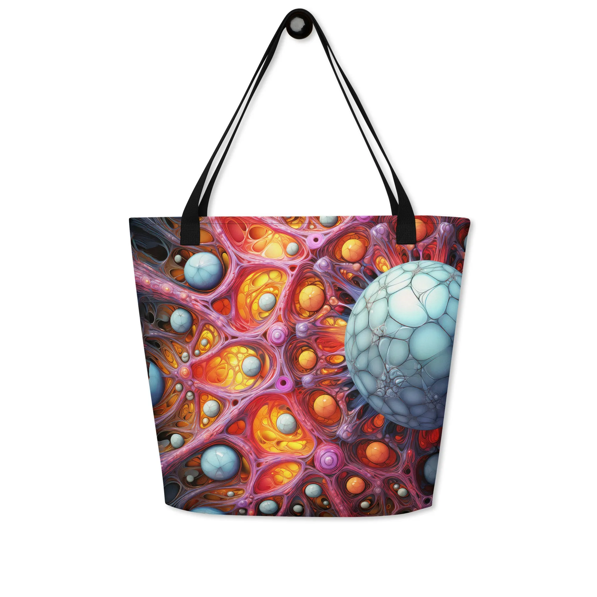 Large Tote Bag Micro-Flower