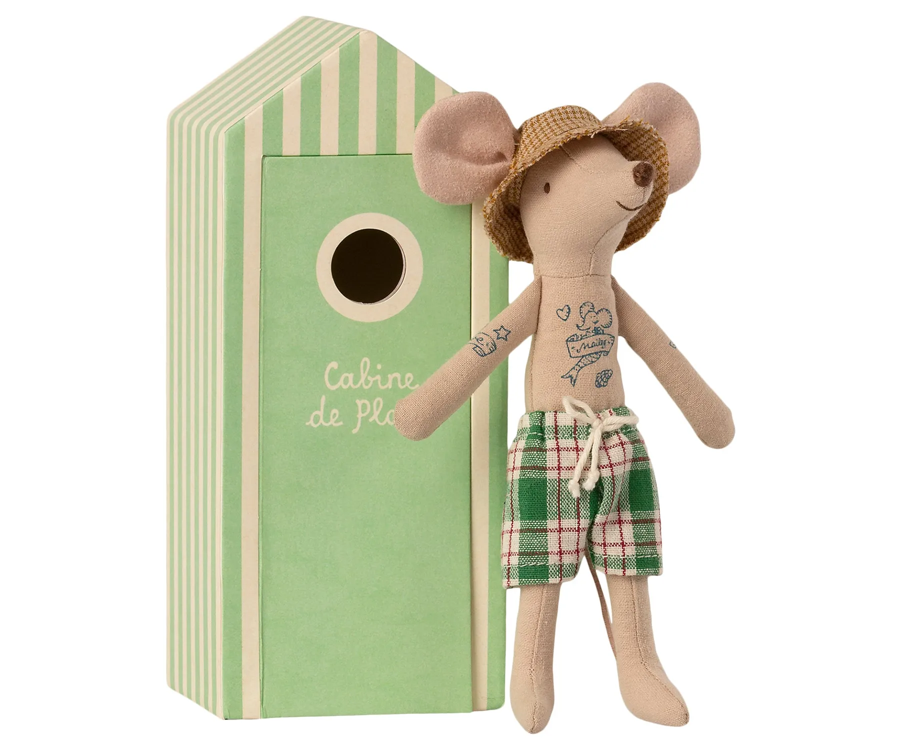 Maileg Beach Mice, Dad in Cabin de Plage