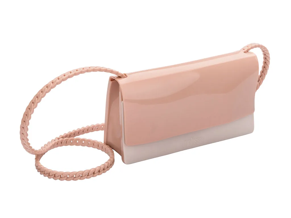 Melissa Rectangular Shape Beige Party Handbags For Womens