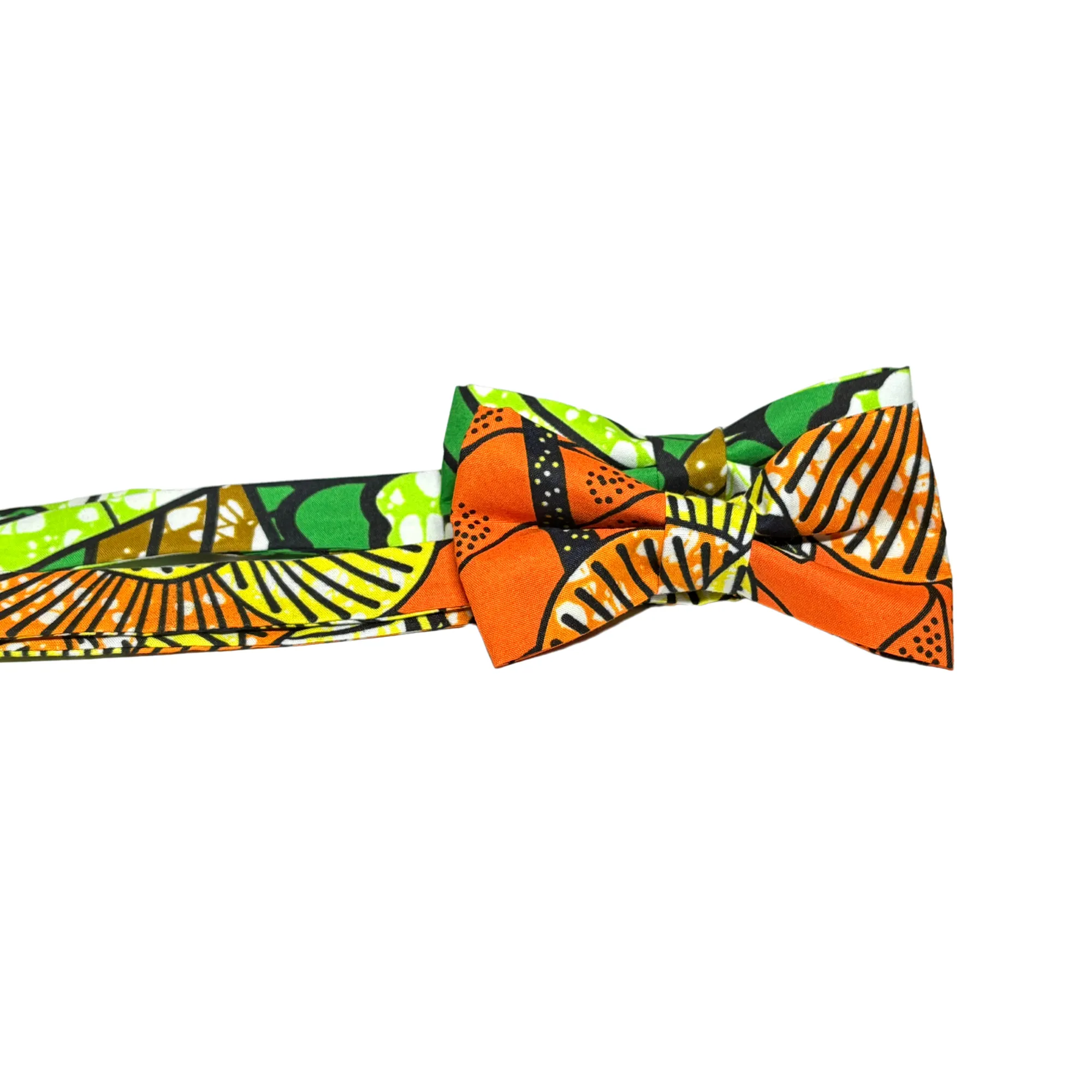 Mens Jabari Ankara African Bow Tie