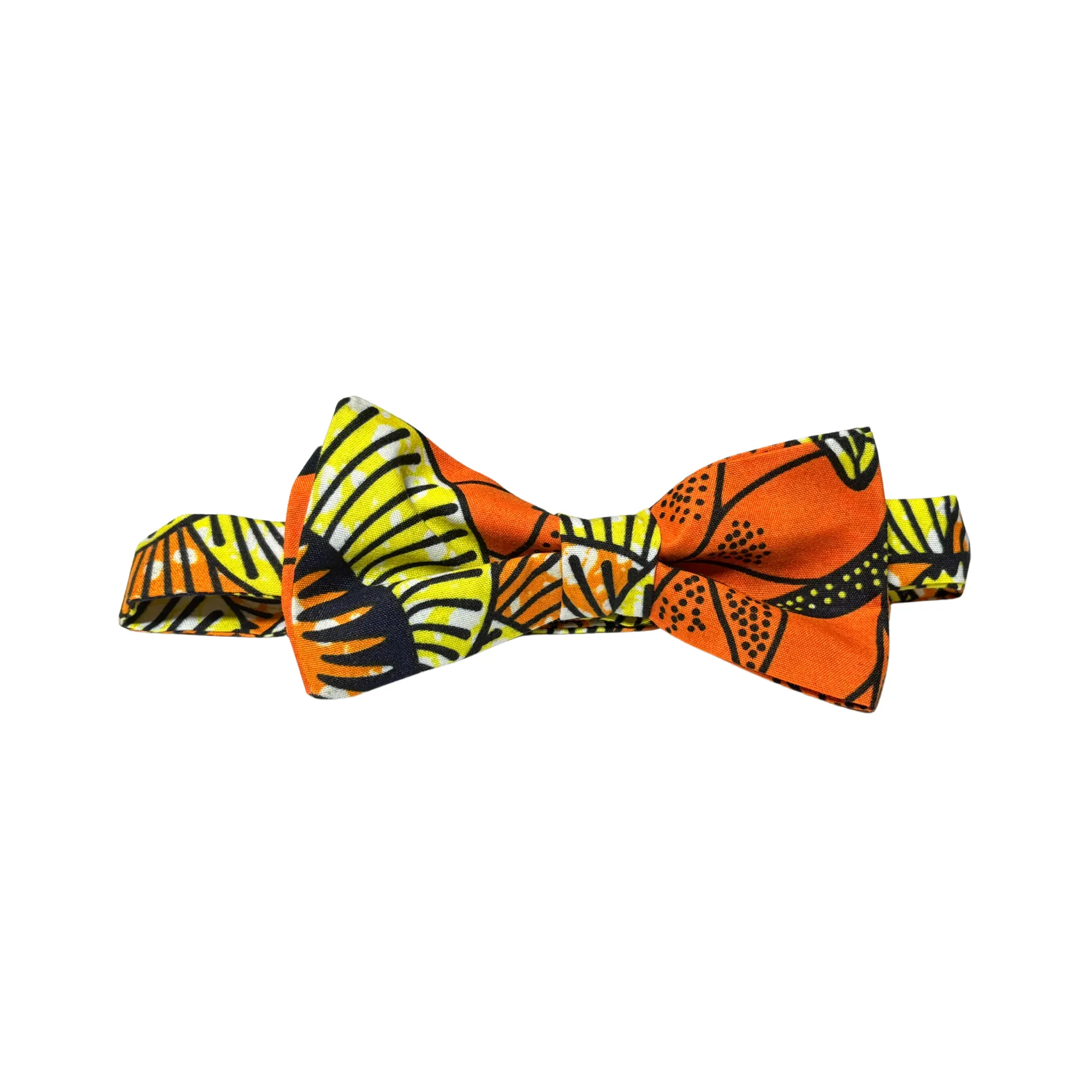 Mens Jabari Ankara African Bow Tie