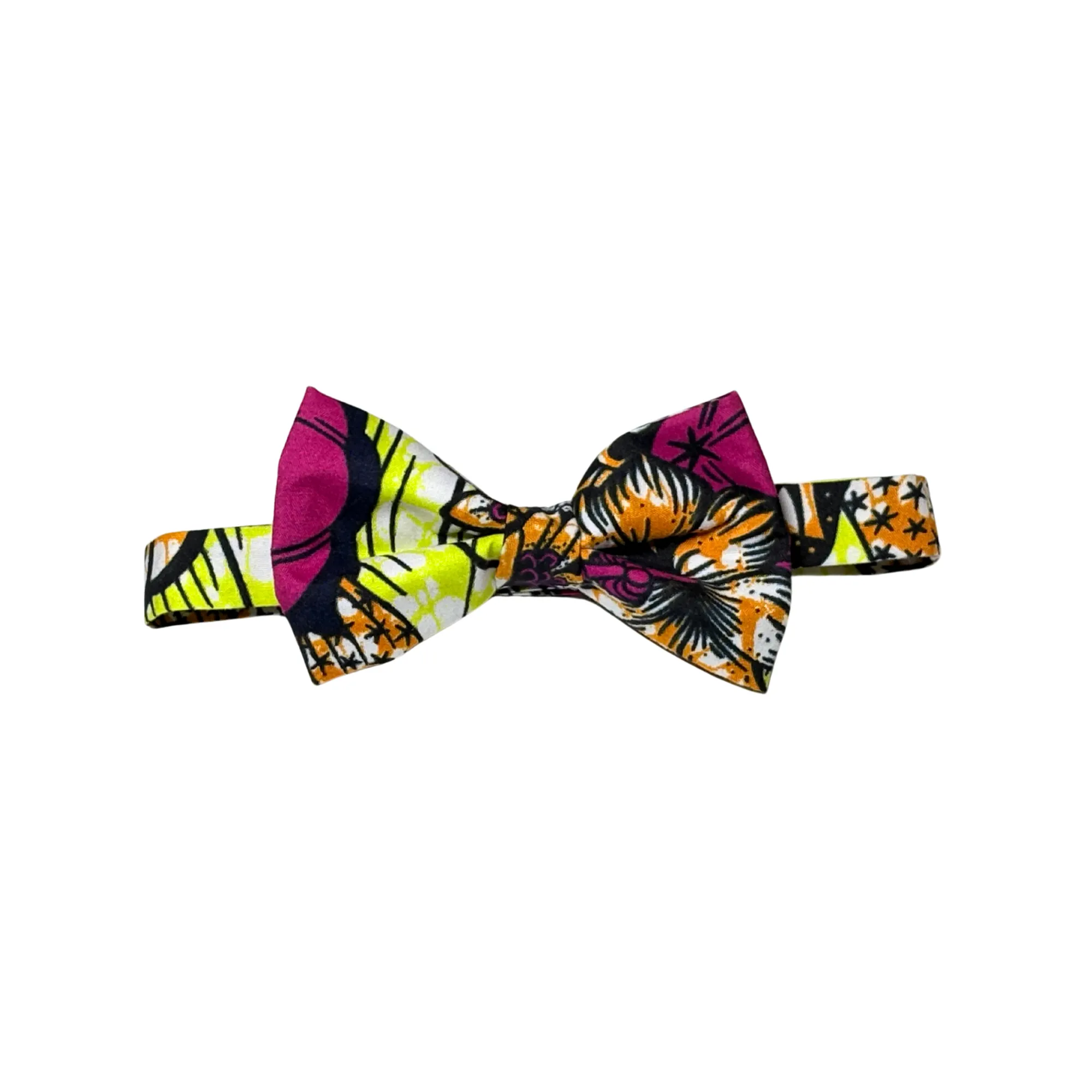 Mens Jabari Ankara African Bow Tie